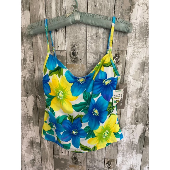 NWT Jones new york floral 3 piece swimsuit 14 - Picture 2 of 10